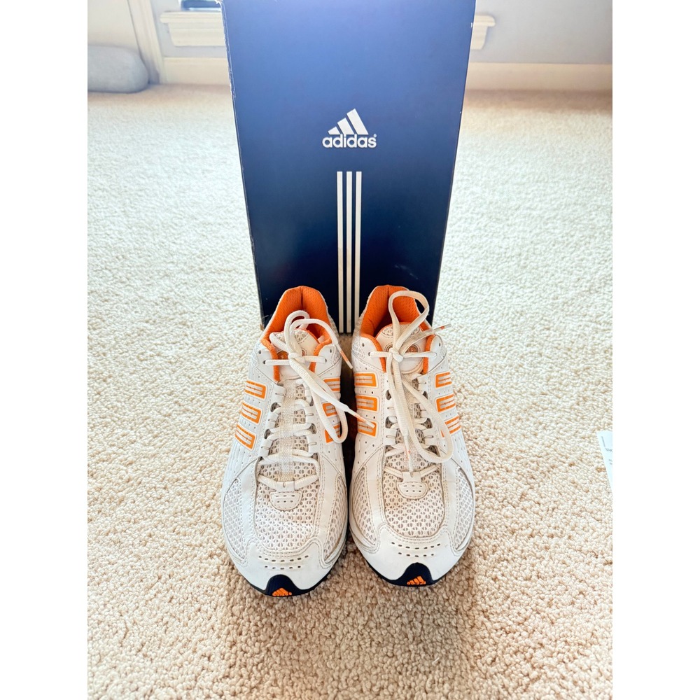 Adidas Megabounce W White Orange Running Shoes 673957 Womens 6.5 NEW
